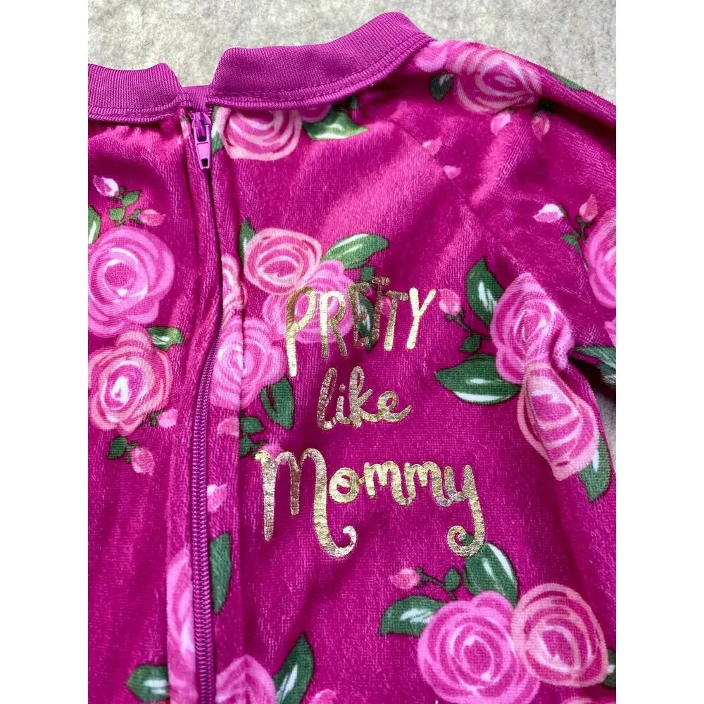 Duck Duck Goose Pink with Roses 